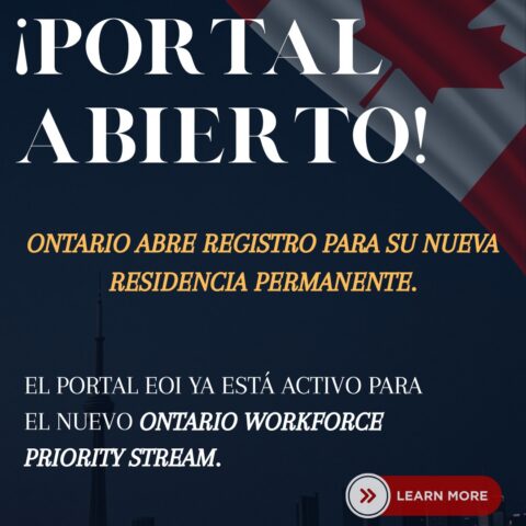 Ontario abre oficialmente el portal para su nueva vía de Residencia Permanente (OWPS)